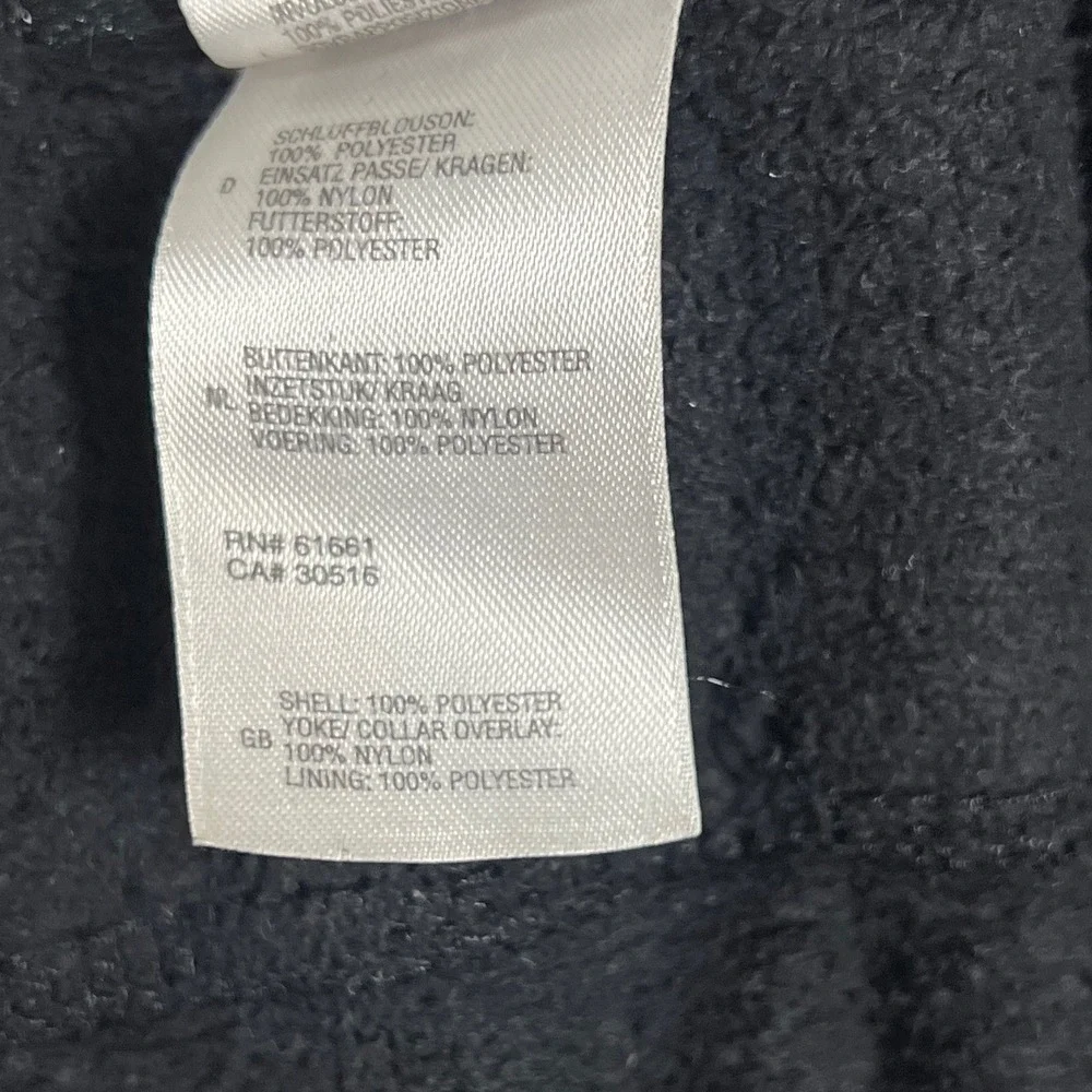 The North Face‎ Kids Black Soft Cozy Teddy Zip Up with Nylon Panel Jacket XL